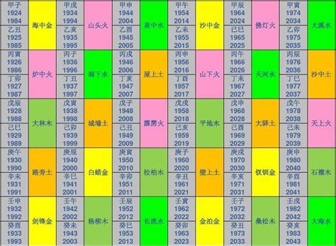 庚申年五行|【六十甲子年】庚申年五行属什么